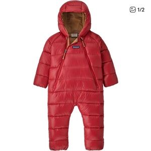 Patagonia baby Hi-Loft Down filled Snowsuit size 18-24 months